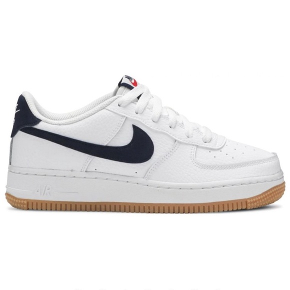 Nike Air Force 1 Low '07 White Obsidian - Picture 1 of 6